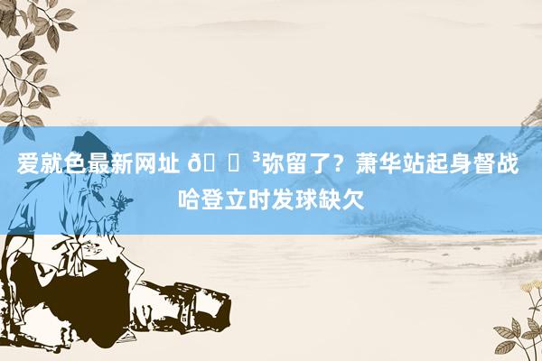 爱就色最新网址 😳弥留了？萧华站起身督战 哈登立时发球缺欠